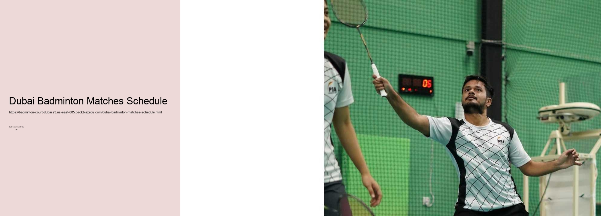 The Role of Badminton in Dubai's Sports Culture 