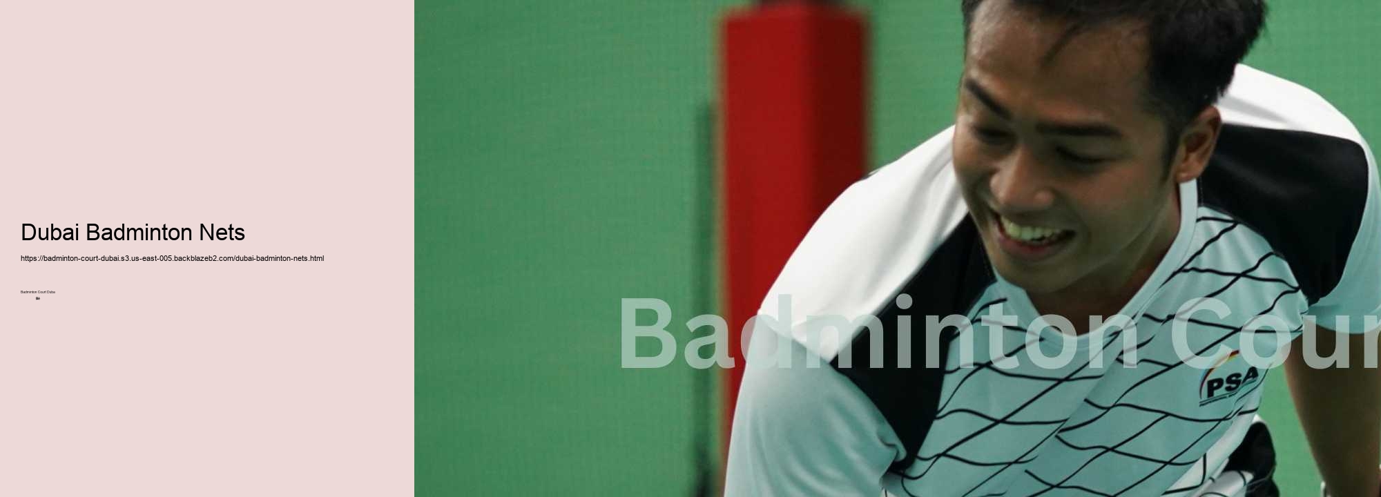 Dubai Badminton Nets